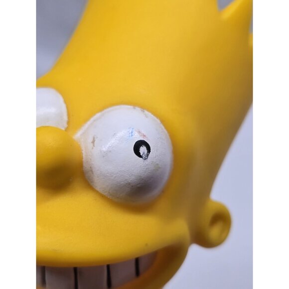 Vintage 1990 Bart Simpson 8.5” Plush Doll Toy Burger King Collectible Vinyl Head - Picture 12 of 12